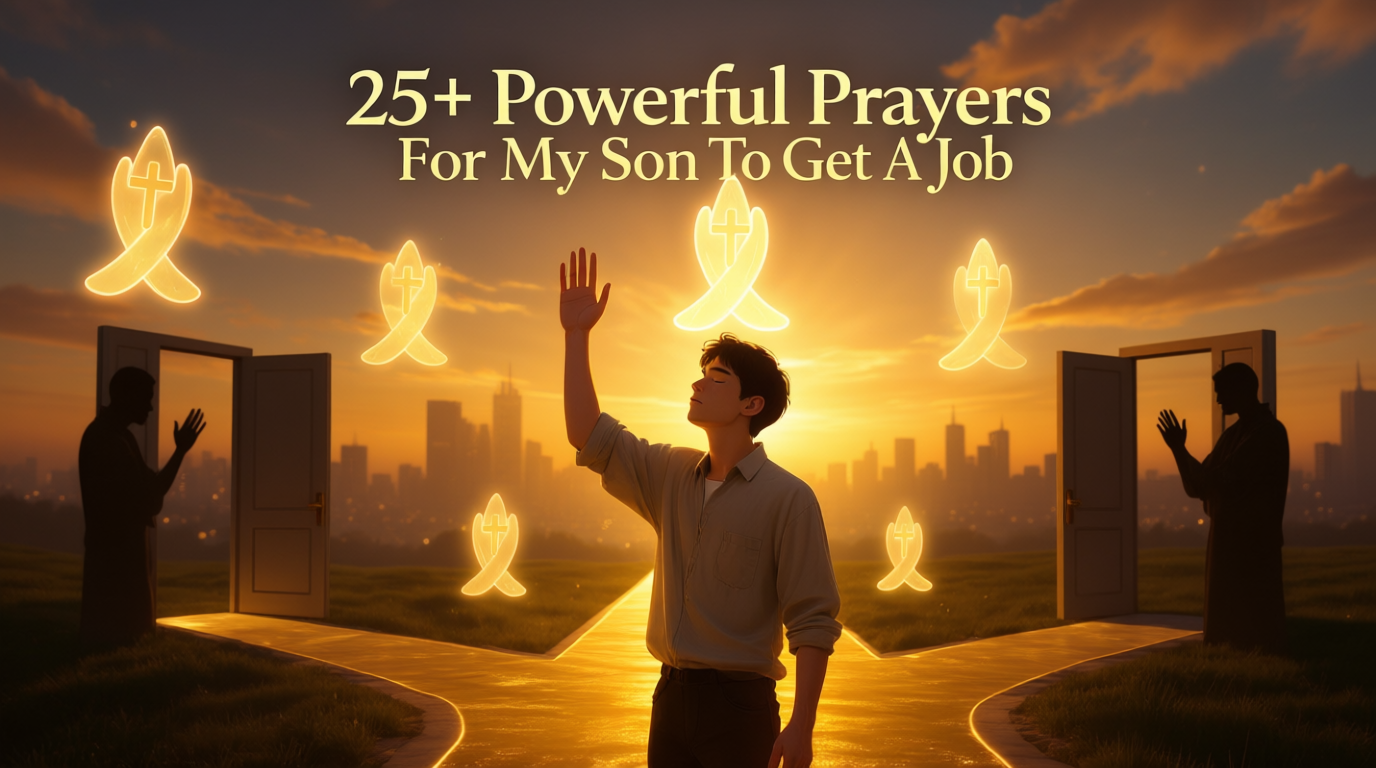 25+ Powerful Prayers For My Son To Get A Job