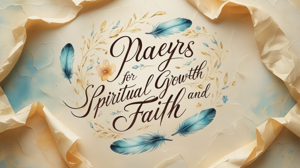 Prayers for Spiritual Growth and Faith