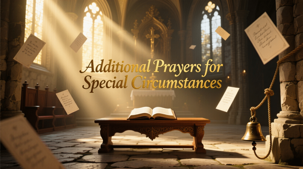 Additional Prayers for Special Circumstances