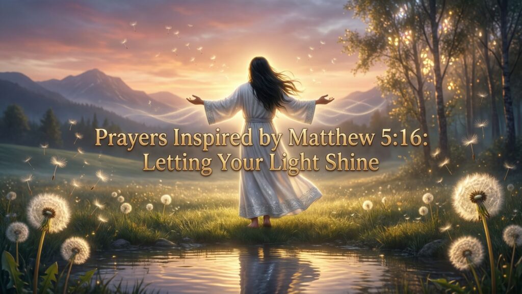 Prayers Inspired by Matthew 5:16: Letting Your Light Shine